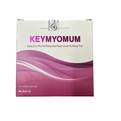 Viên Uống Bổ Trứng Keymyomum - Tăng Khả Năng Thụ Thai, Cải Thiện Chất Lượng Trứng, Hỗ Trợ IUI/IVF - Hộp 20 Gói x 3g